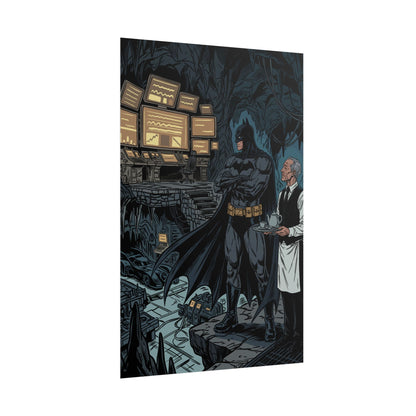 Batman Batcave Poster — Gotham Hero Art Print (Rolled)