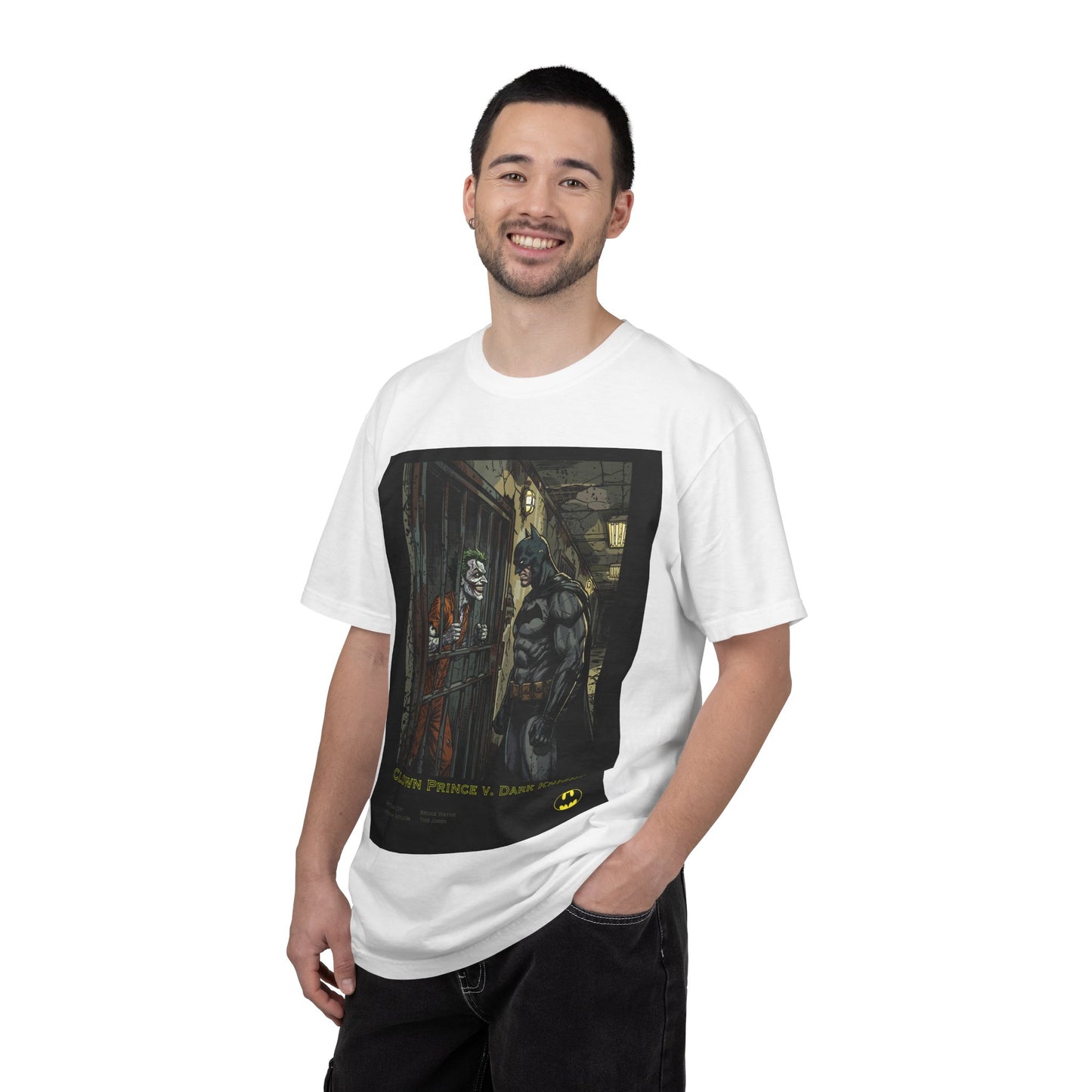 Batman vs Joker Graphic T‑Shirt — "Clown Prince V. Dark Knight" Comic Art Tee