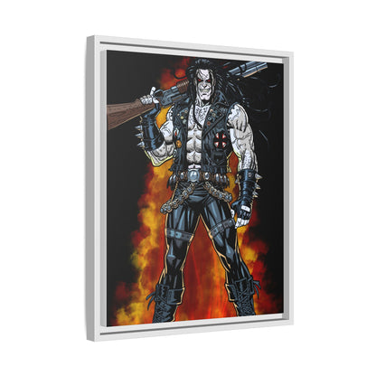 The Main Man Bounty Hunter - Framed Matte Canvas