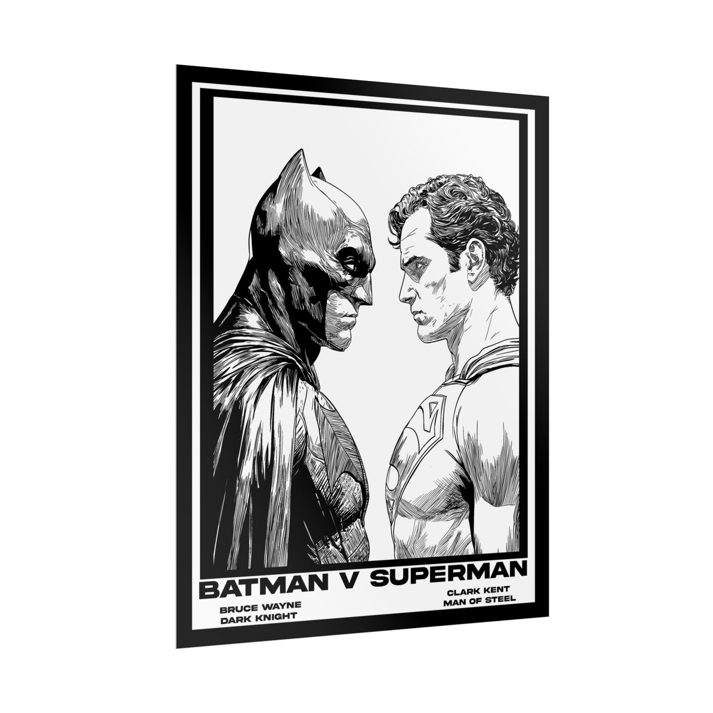 Cinematic Batman v Superman Rolled Poster