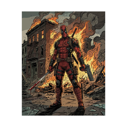 The Merc is On Fire - Poster