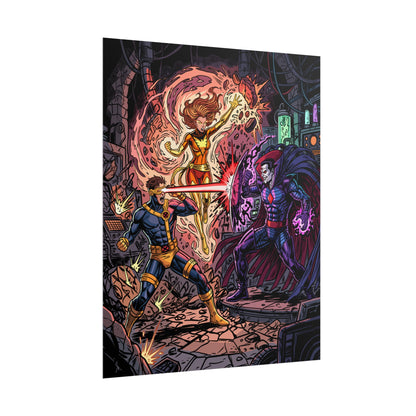 Cyclops and Jean Versus Mister Sinister