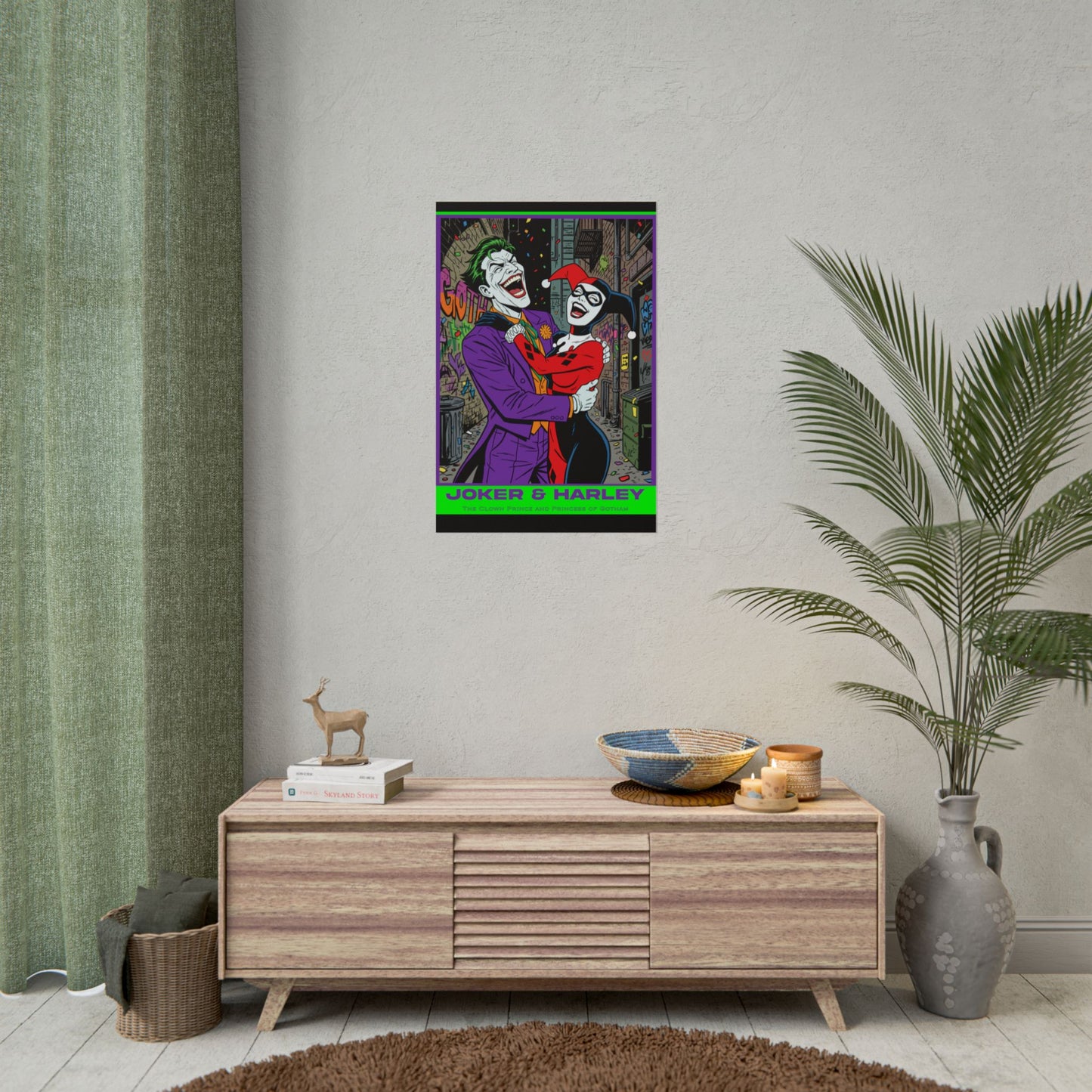 Joker & Harley Cinematic Art Print