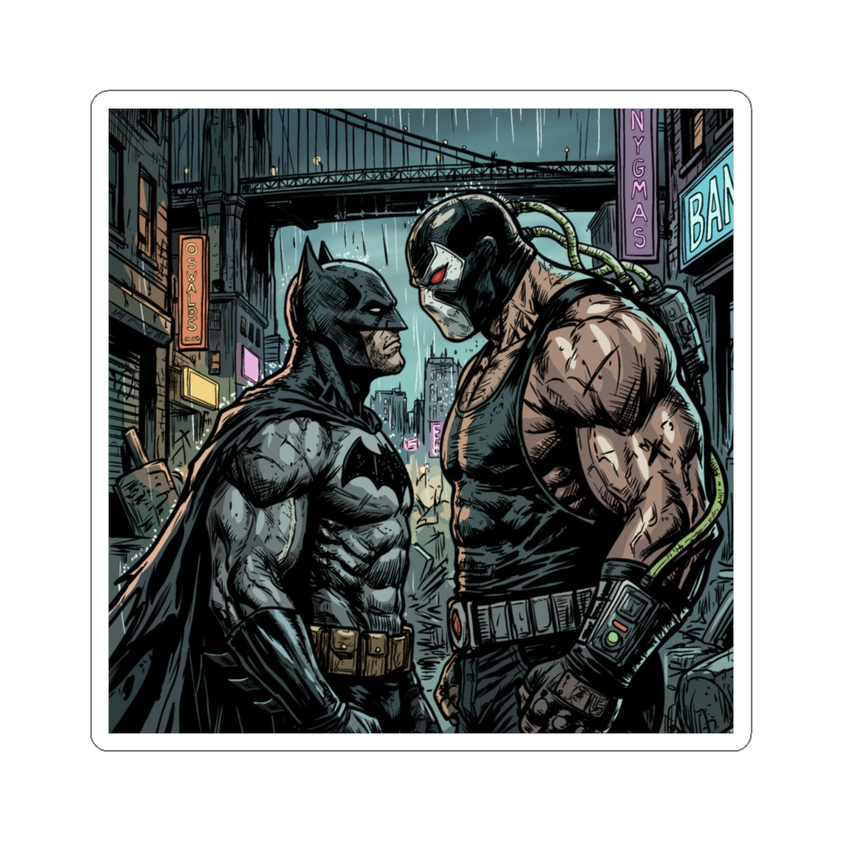The Bat vs. The Breaker - Sticker