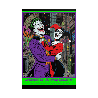 Joker & Harley Cinematic Art Print