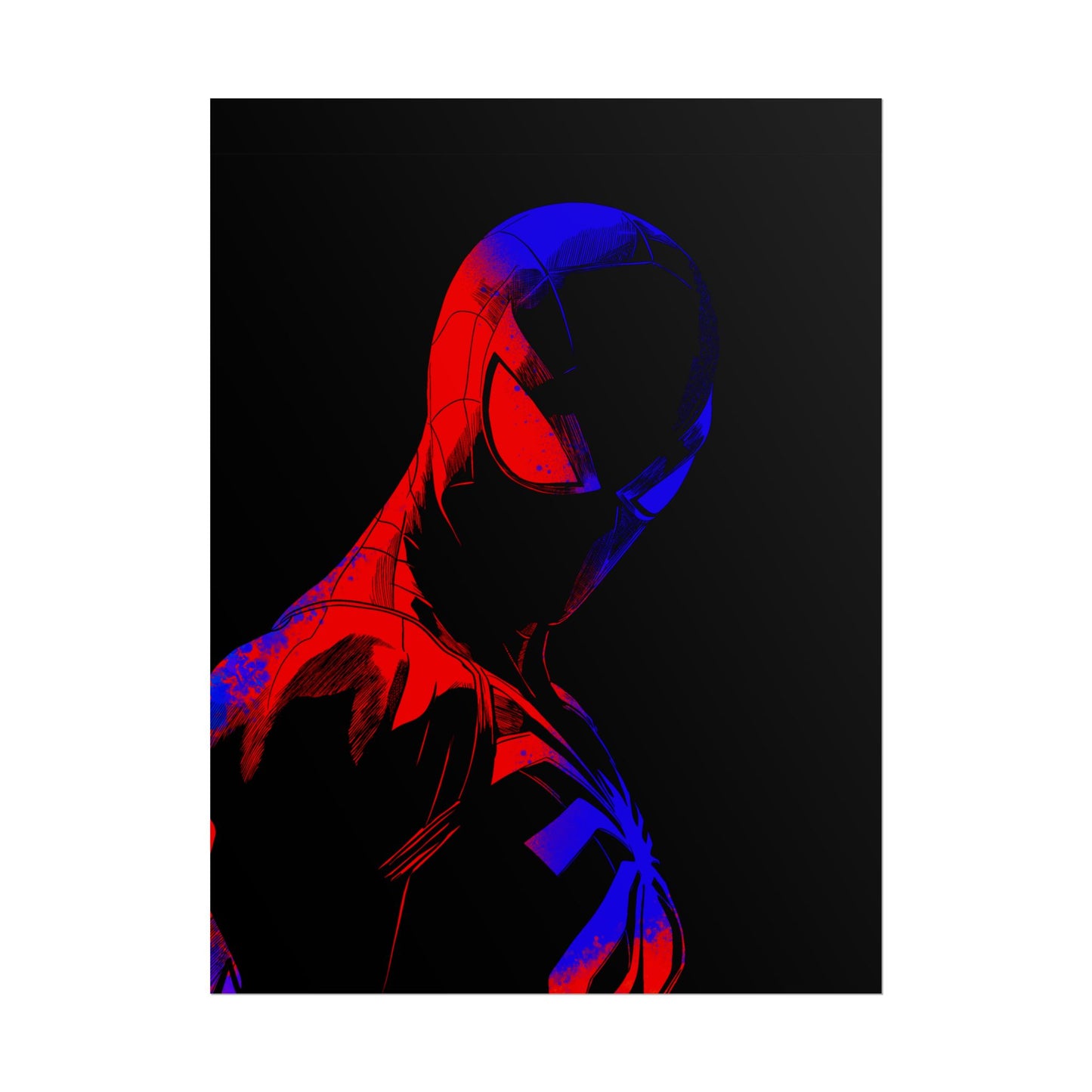 Spider‑man Neon Poster
