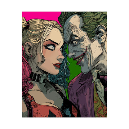Harley Quinn & Joker Art Print