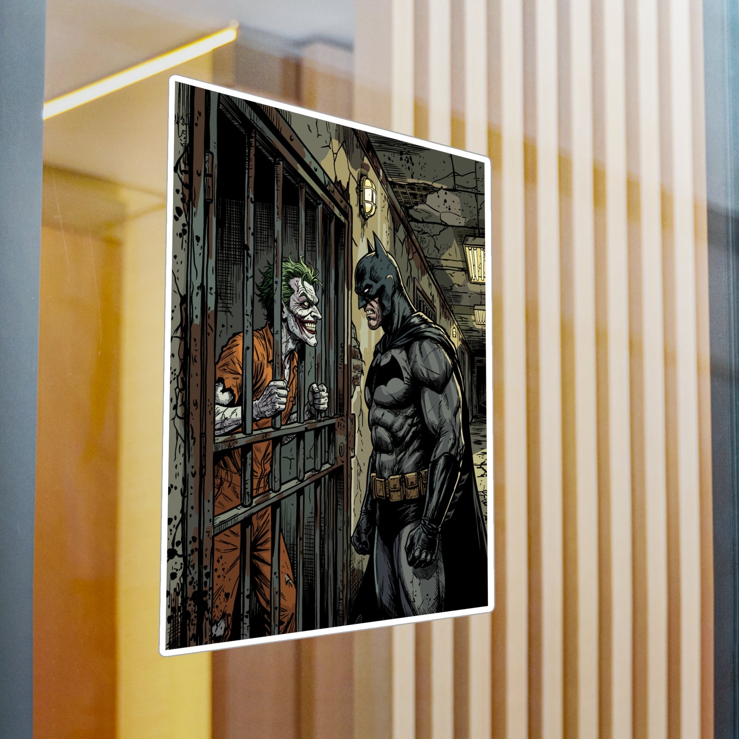 Batman vs Joker Vinyl Decal
