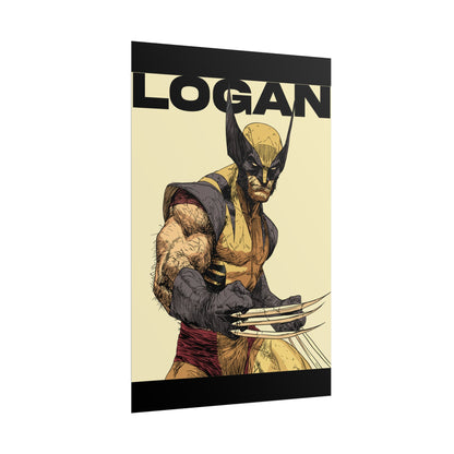Wolverine Logan Rolled Poster — Comic Art Wall Print