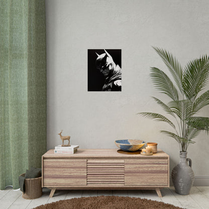 Batman Noir Portrait Poster