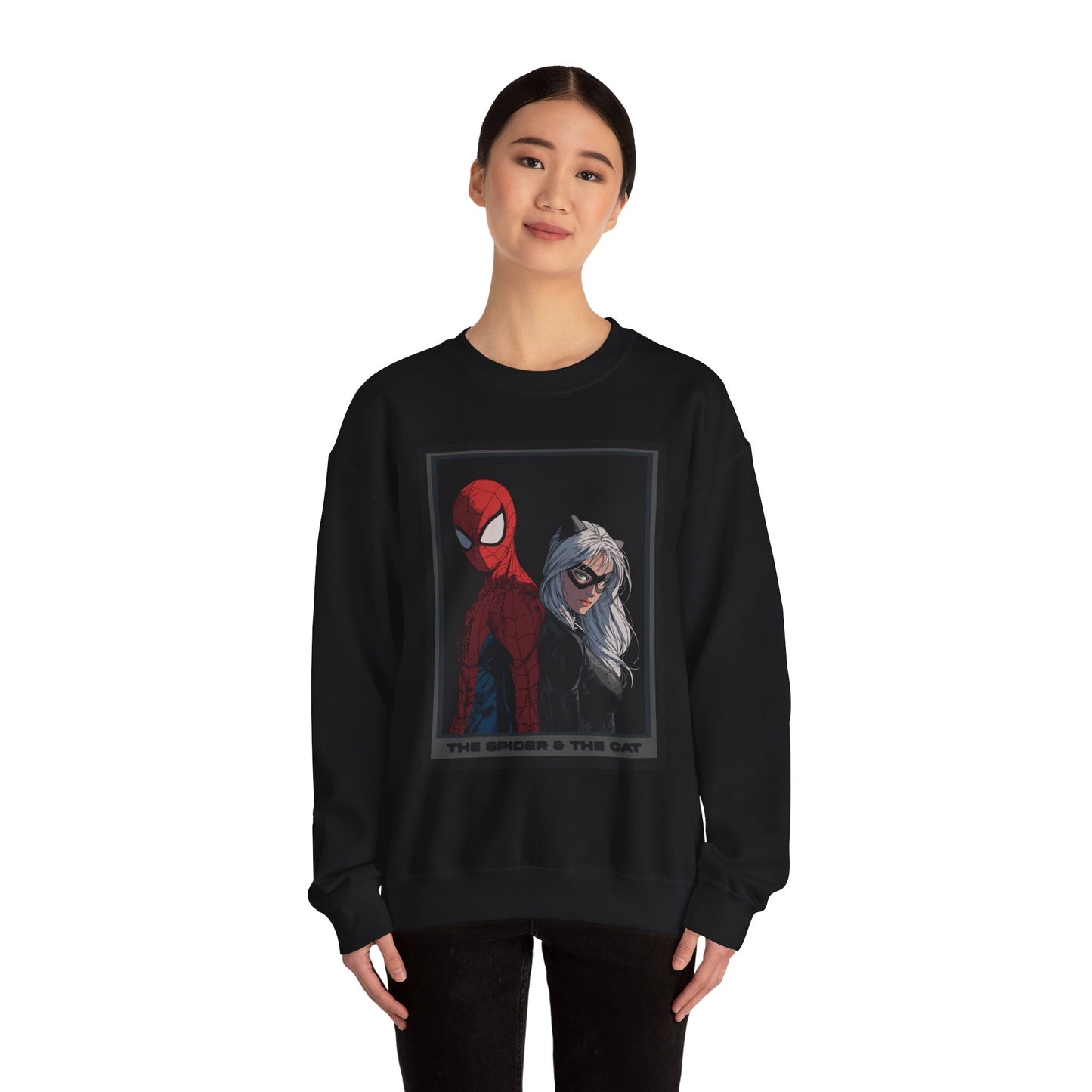 Spider-Man & Black Cat Crewneck Sweatshirt