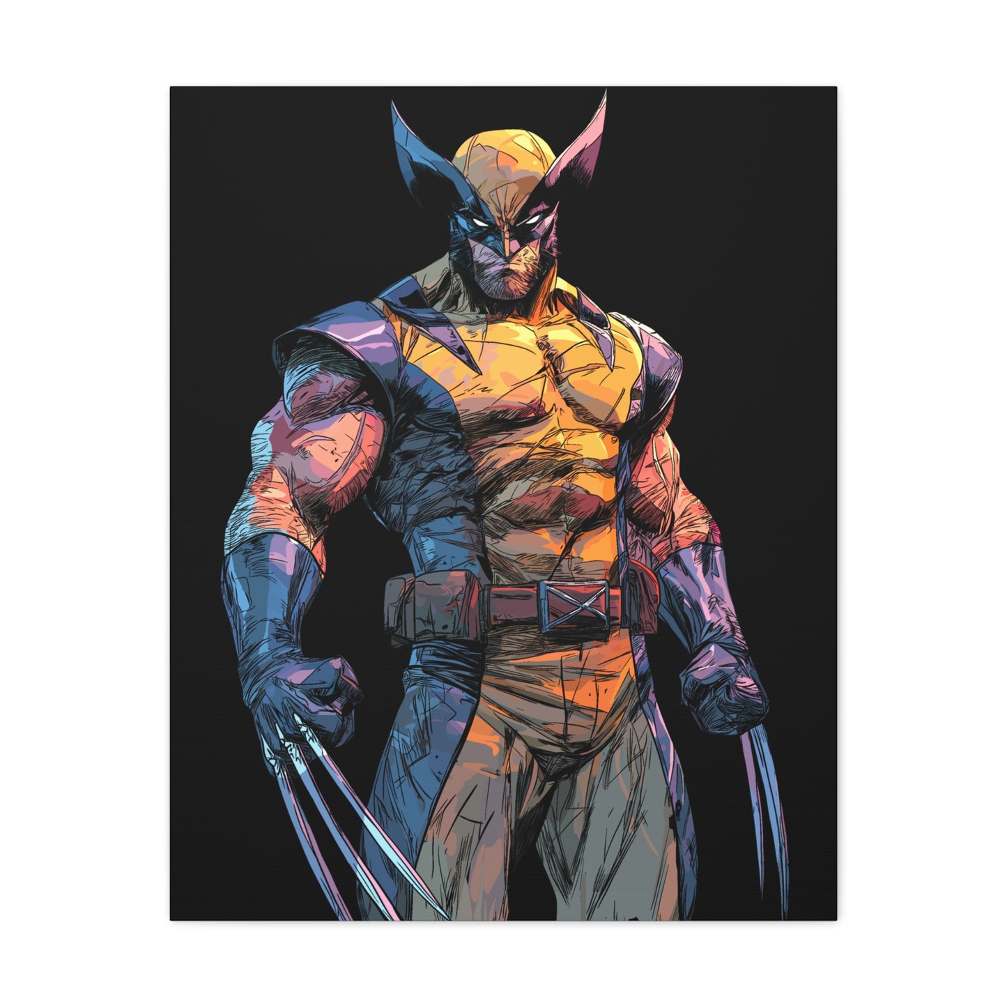 The Loner - Matte Stretched Canvas Print