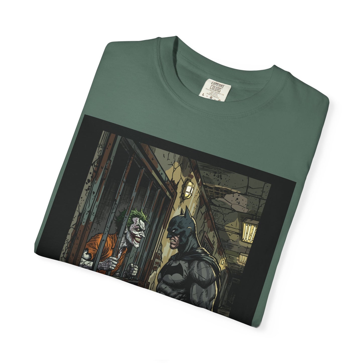 Batman vs Joker Graphic T‑Shirt — "Clown Prince V. Dark Knight" Comic Art Tee