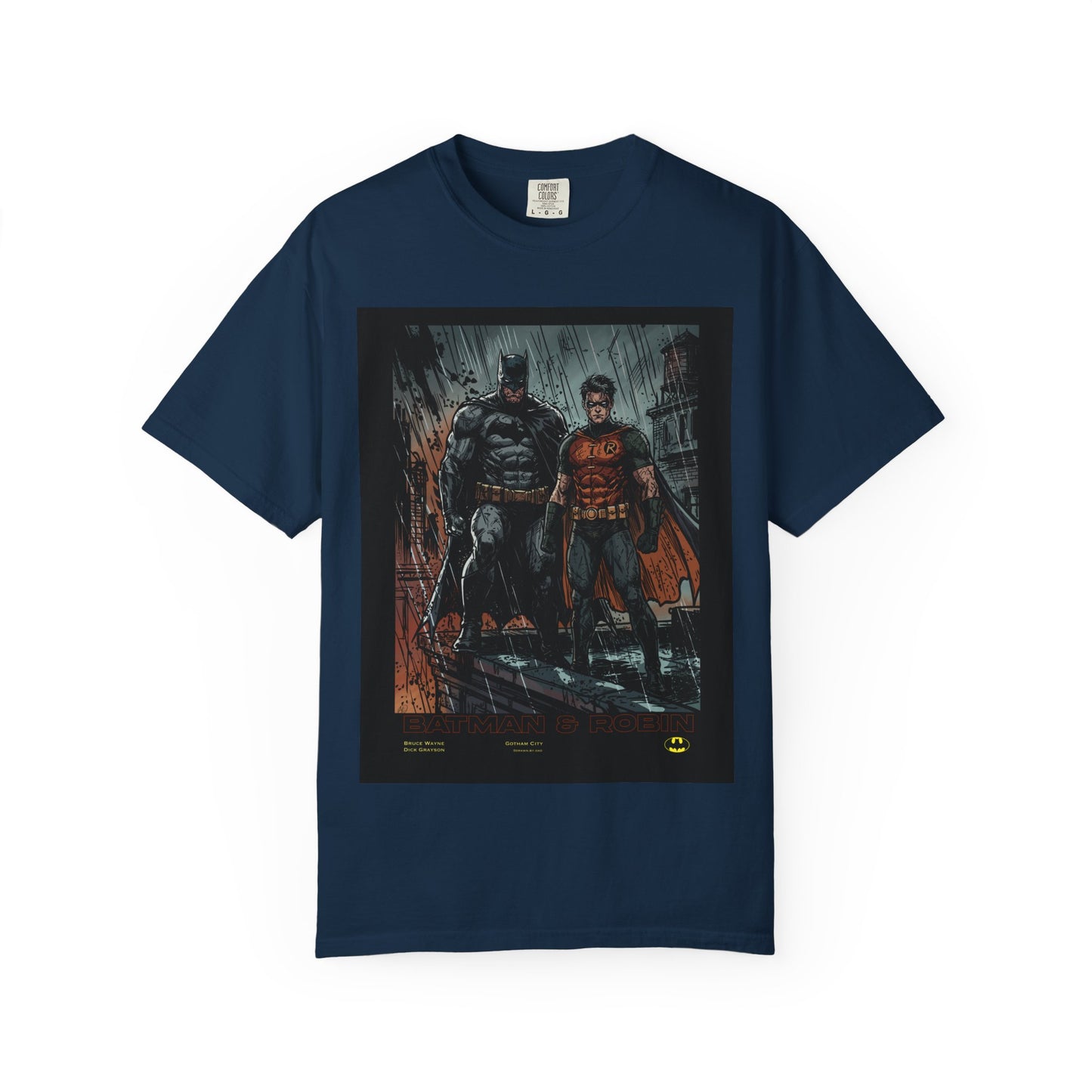 Batman & Robin Graphic T-Shirt — Dark City Comic Print