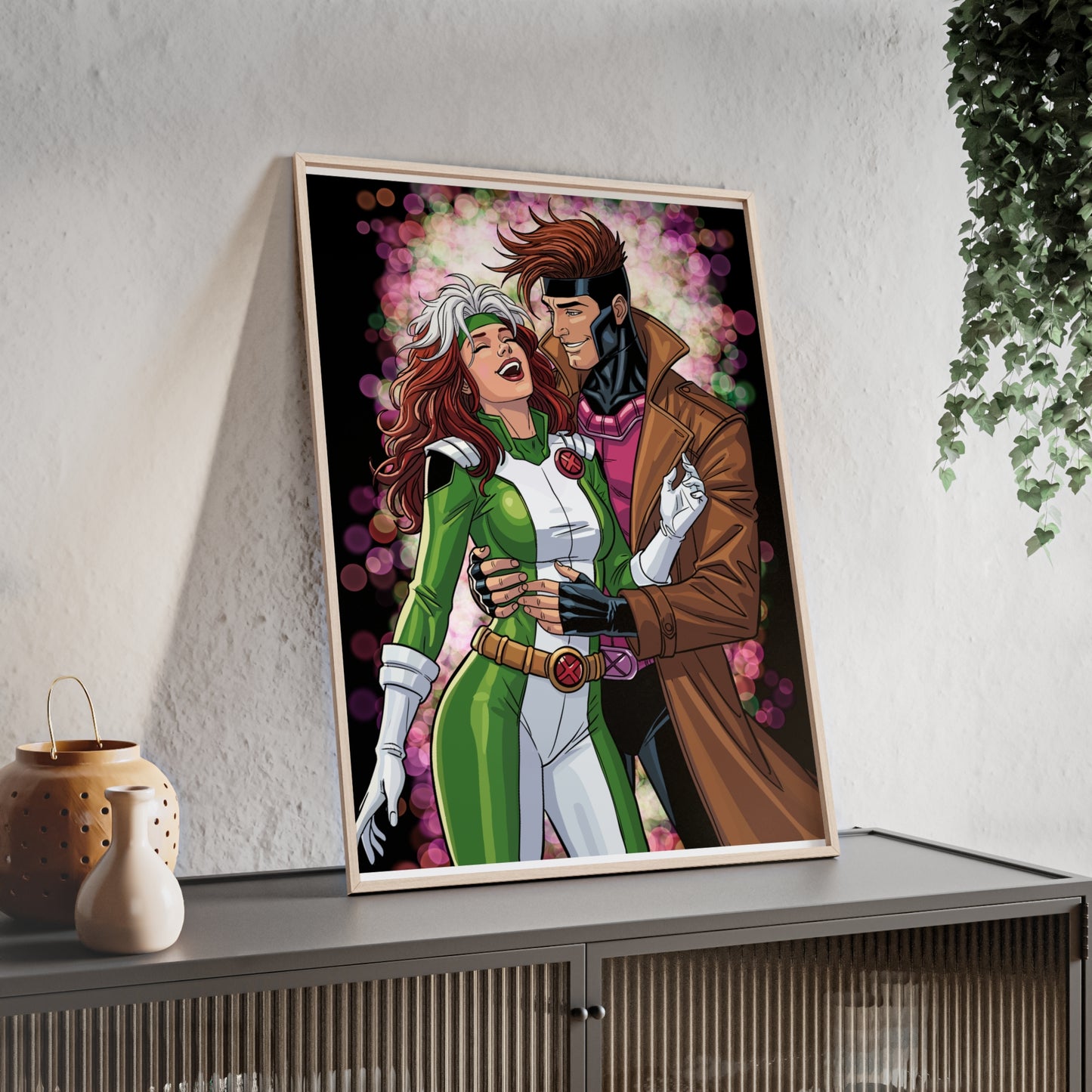 Thief & Belle - Poster with Wooden Frame