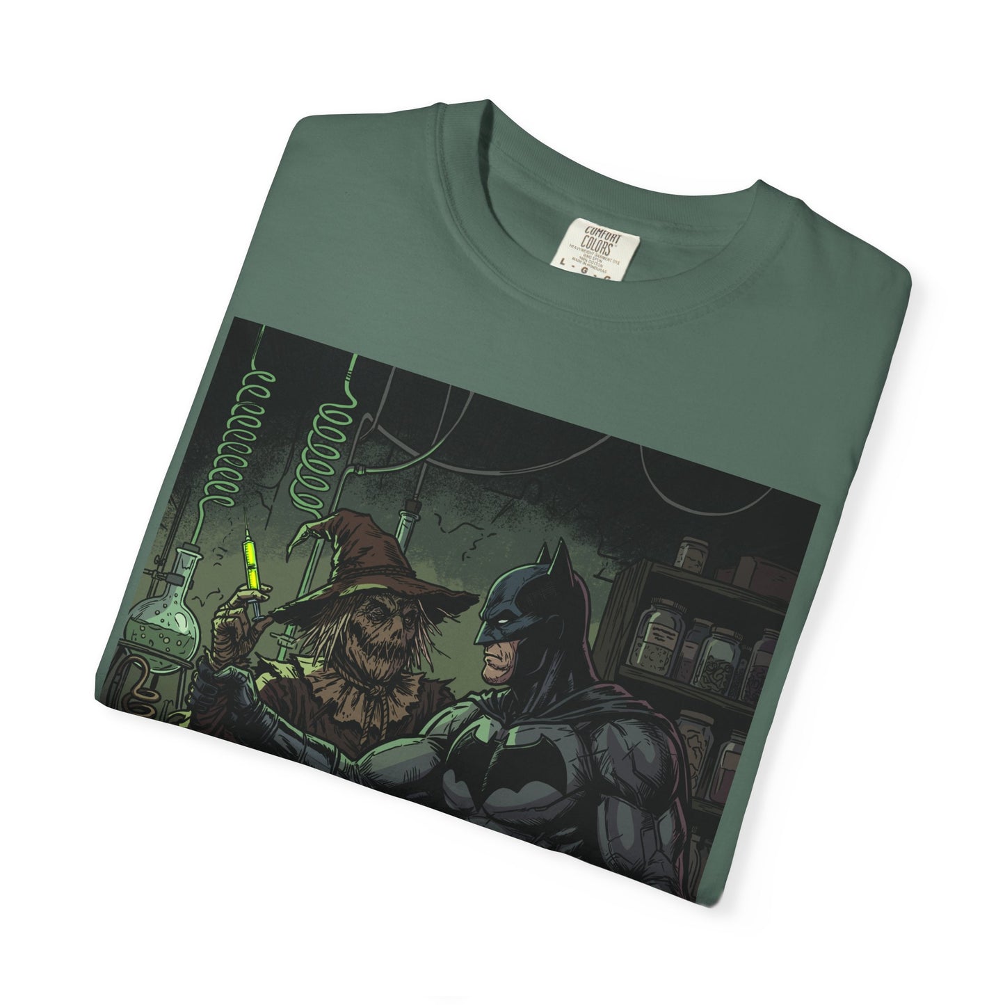 Batman & Scarecrow Graphic T-Shirt — Dark Comic Art Tee