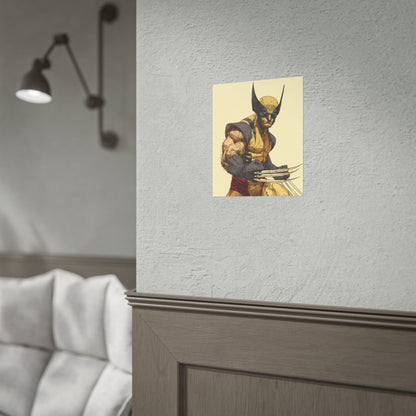 Wolverine Comic Art Poster — Rolled Superhero Wall Print