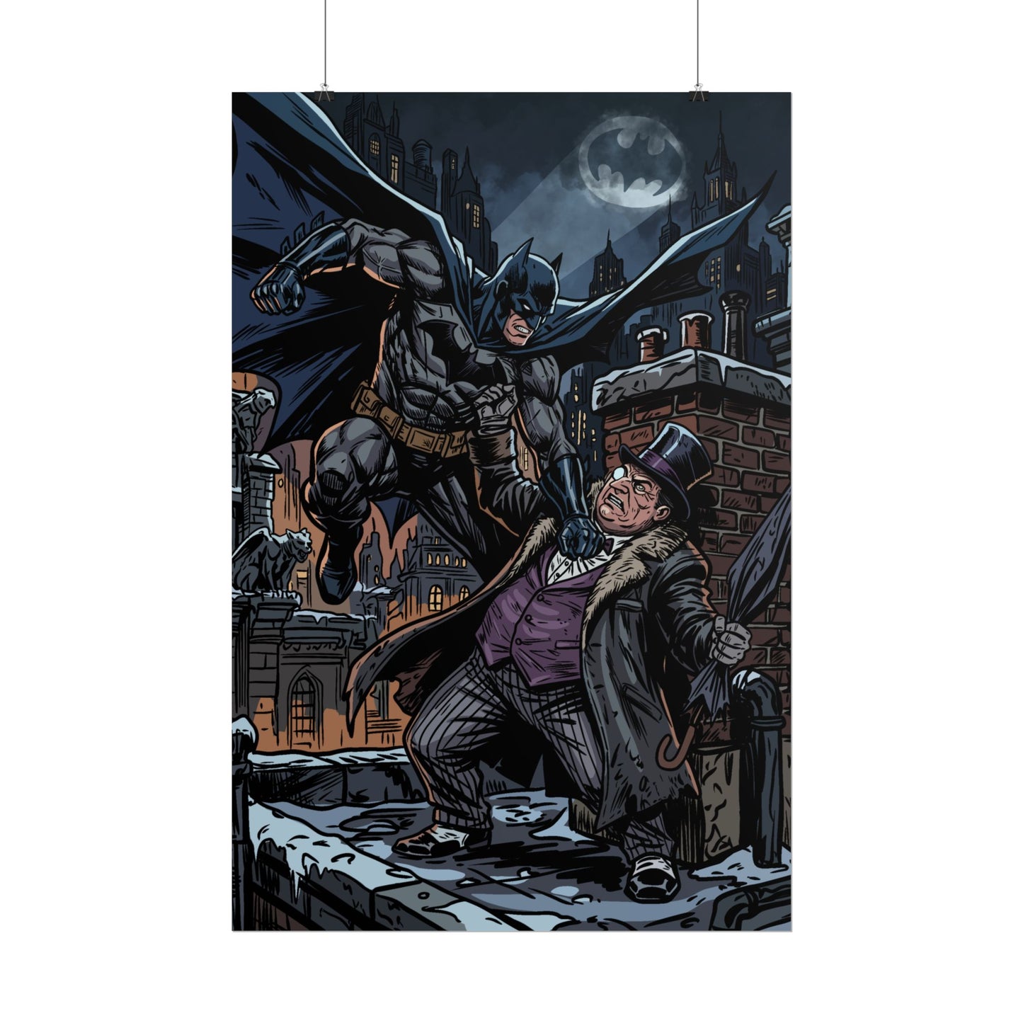 Batman vs. Penguin Rolled Poster
