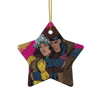 Thief & Belle #2 - Ceramic Ornament