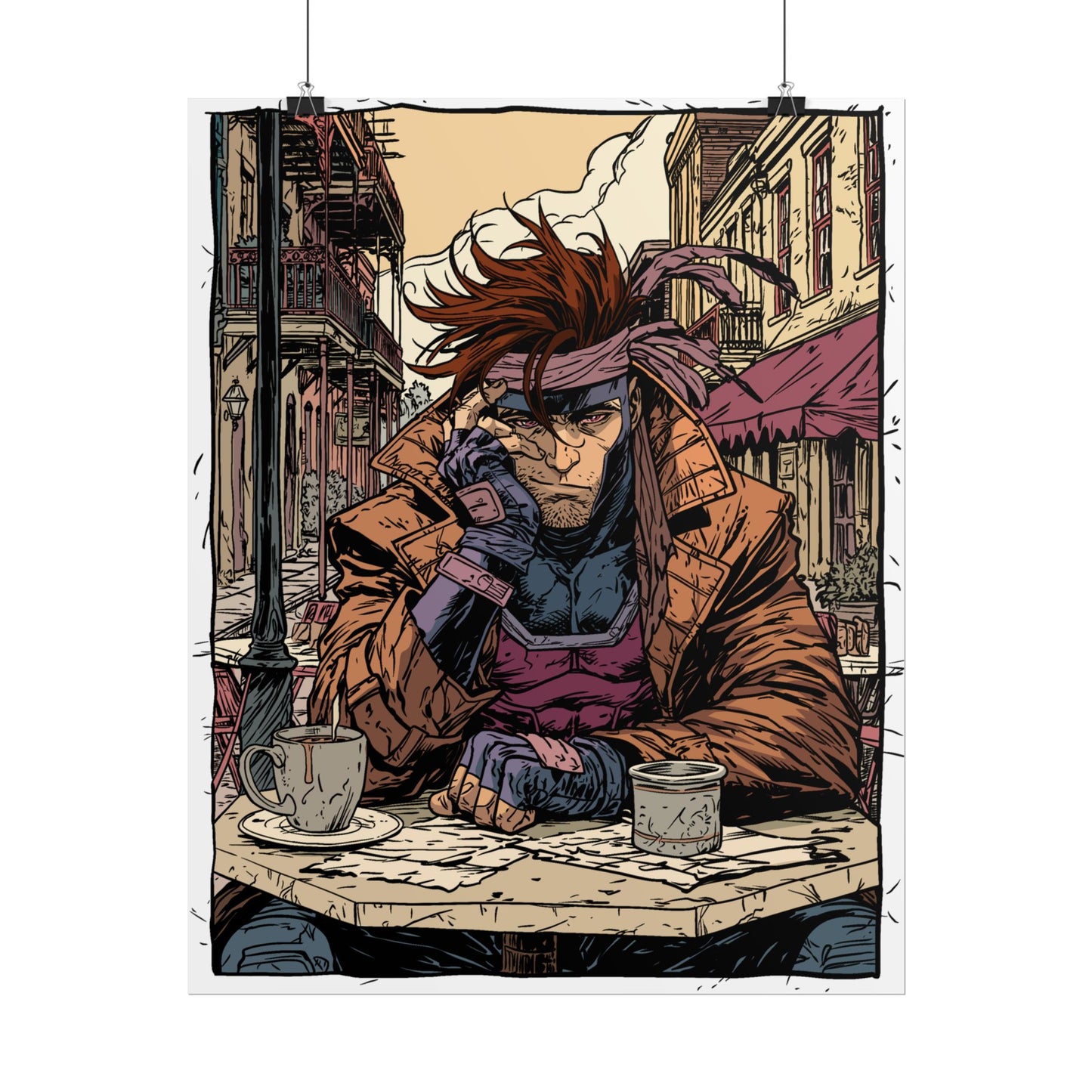 Gambit - New Orleans Cafe - Poster