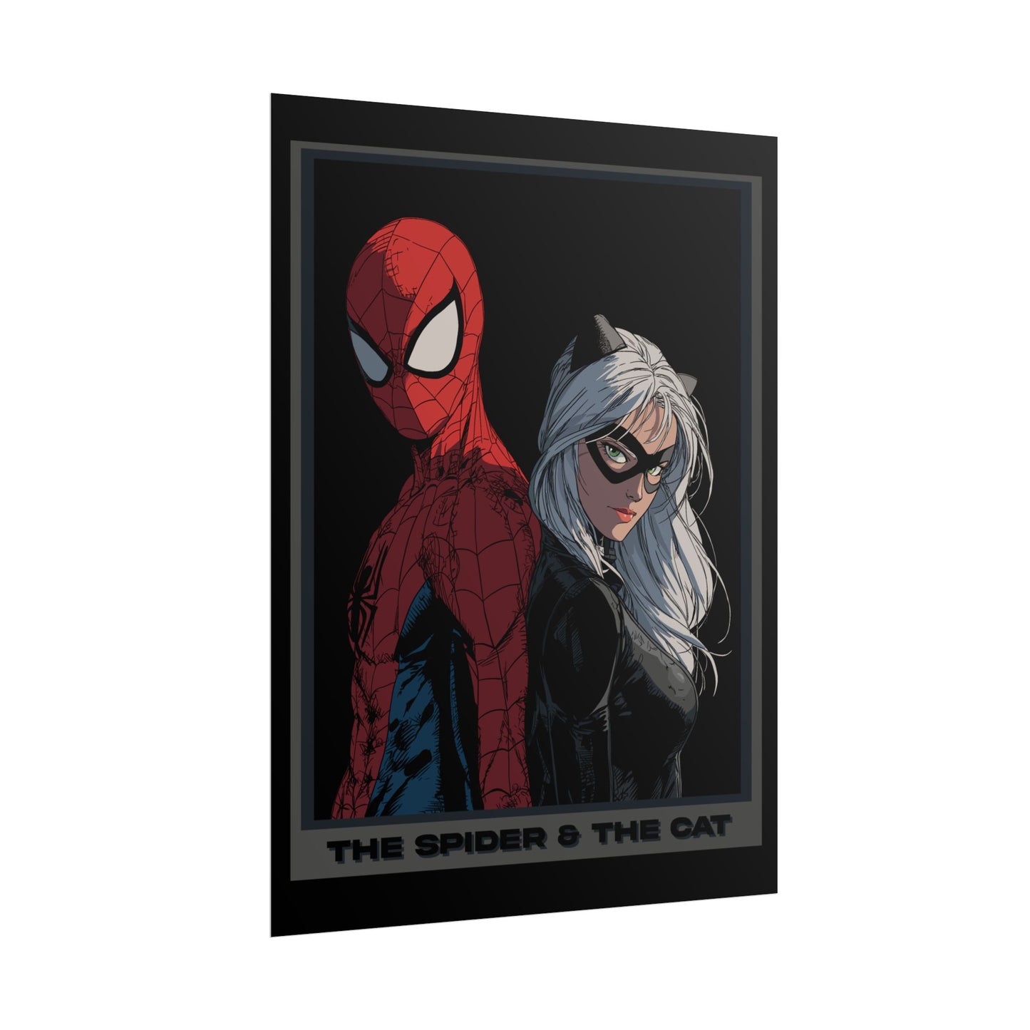 Spider & Cat Cinematic Comic Poster