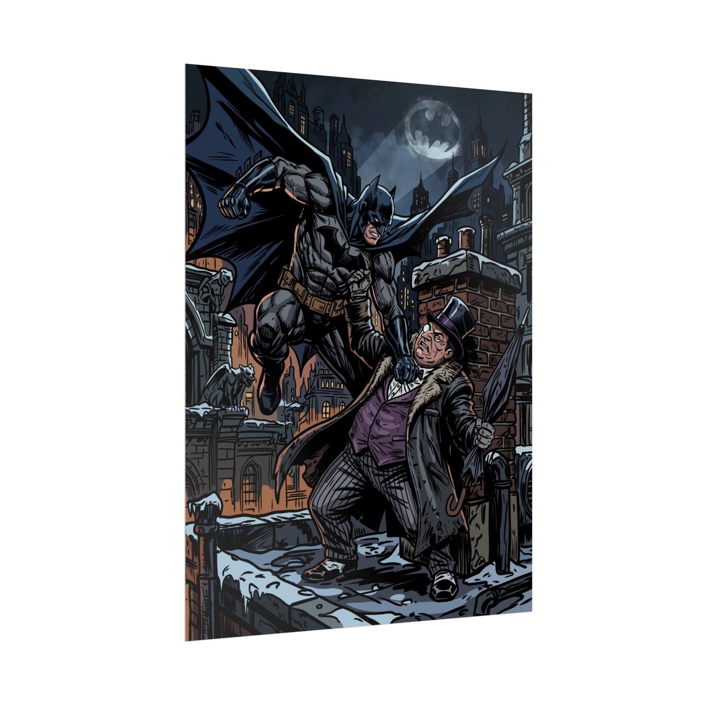 Batman vs. Penguin Rolled Poster