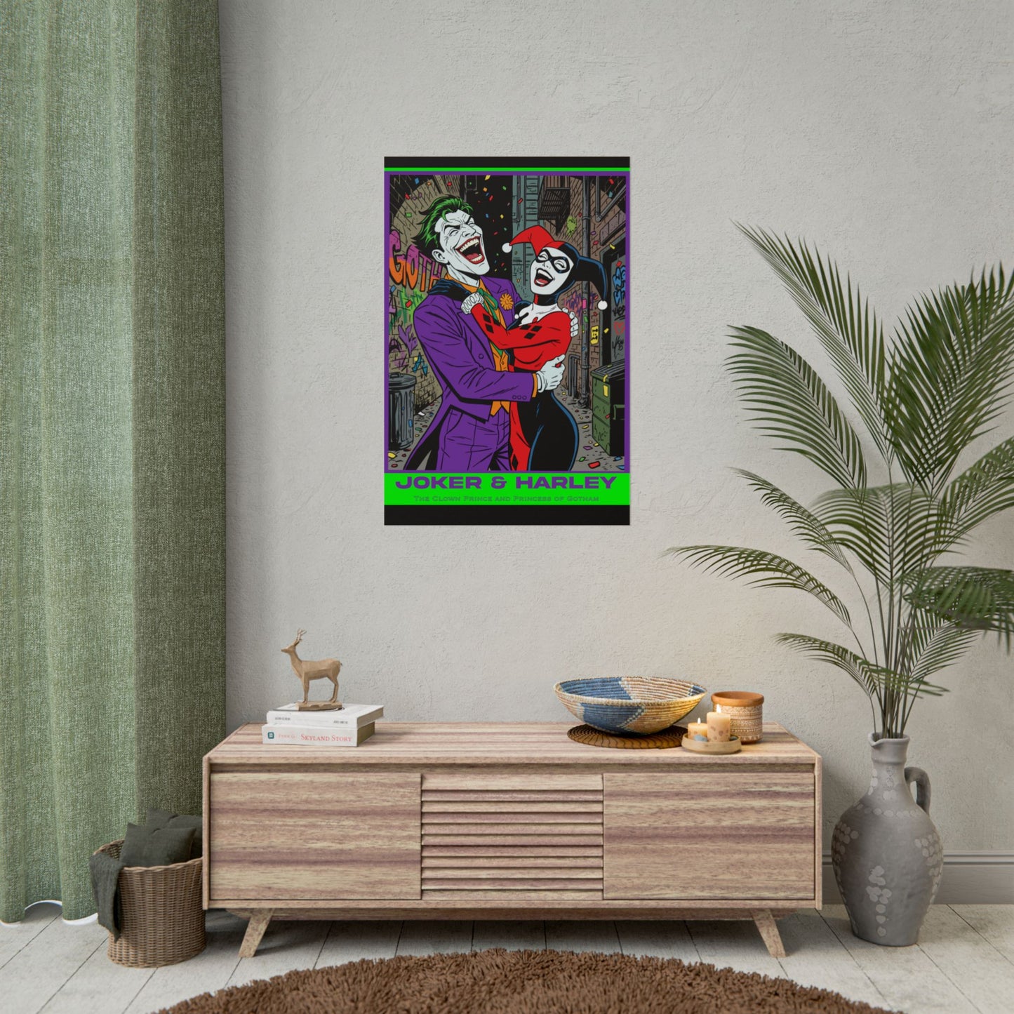 Joker & Harley Cinematic Art Print