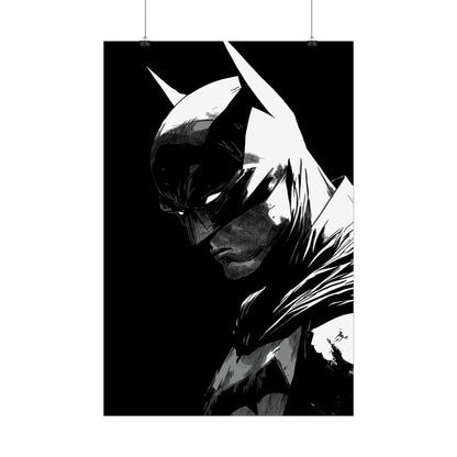 Batman Noir Portrait Poster