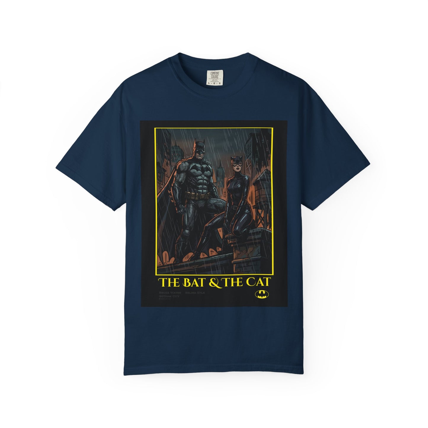 “The Bat & The Cat” Vintage Comic Poster Tee