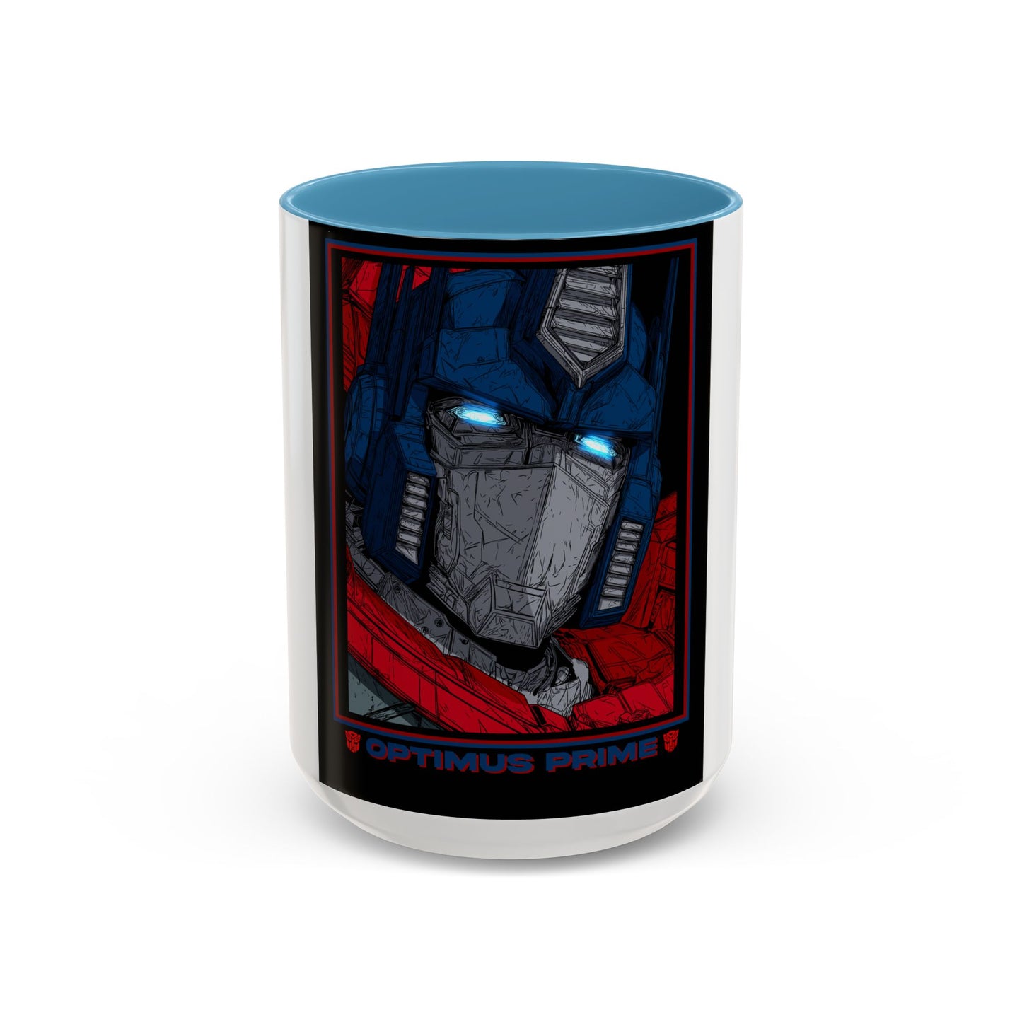 Optimus Prime Coffee Mug — Retro Robot Accent Ceramic Mug