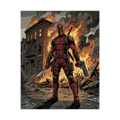 The Merc is On Fire - Poster