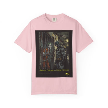 Batman vs Joker Graphic T‑Shirt — "Clown Prince V. Dark Knight" Comic Art Tee