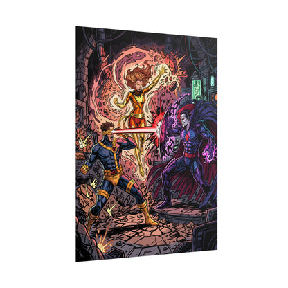 Cyclops and Jean Versus Mister Sinister