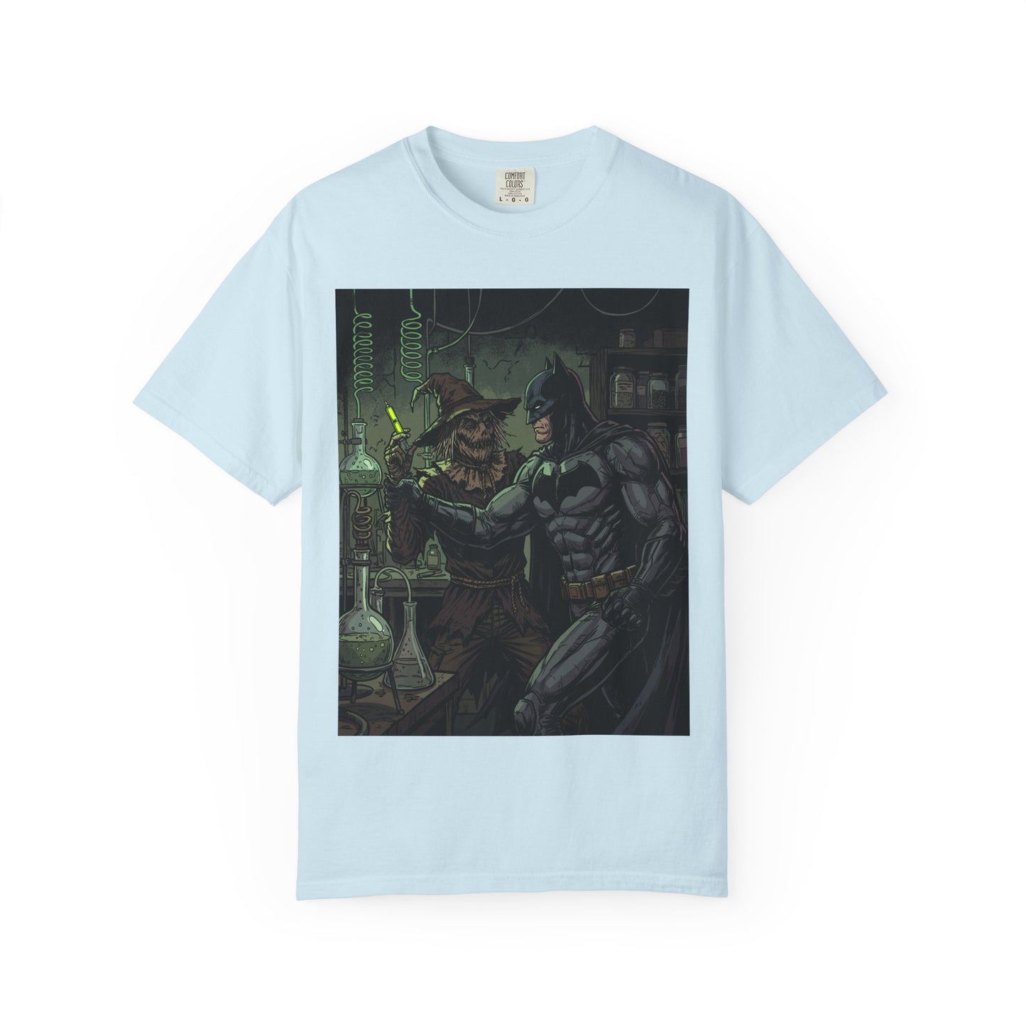 Batman & Scarecrow Graphic T-Shirt — Dark Comic Art Tee