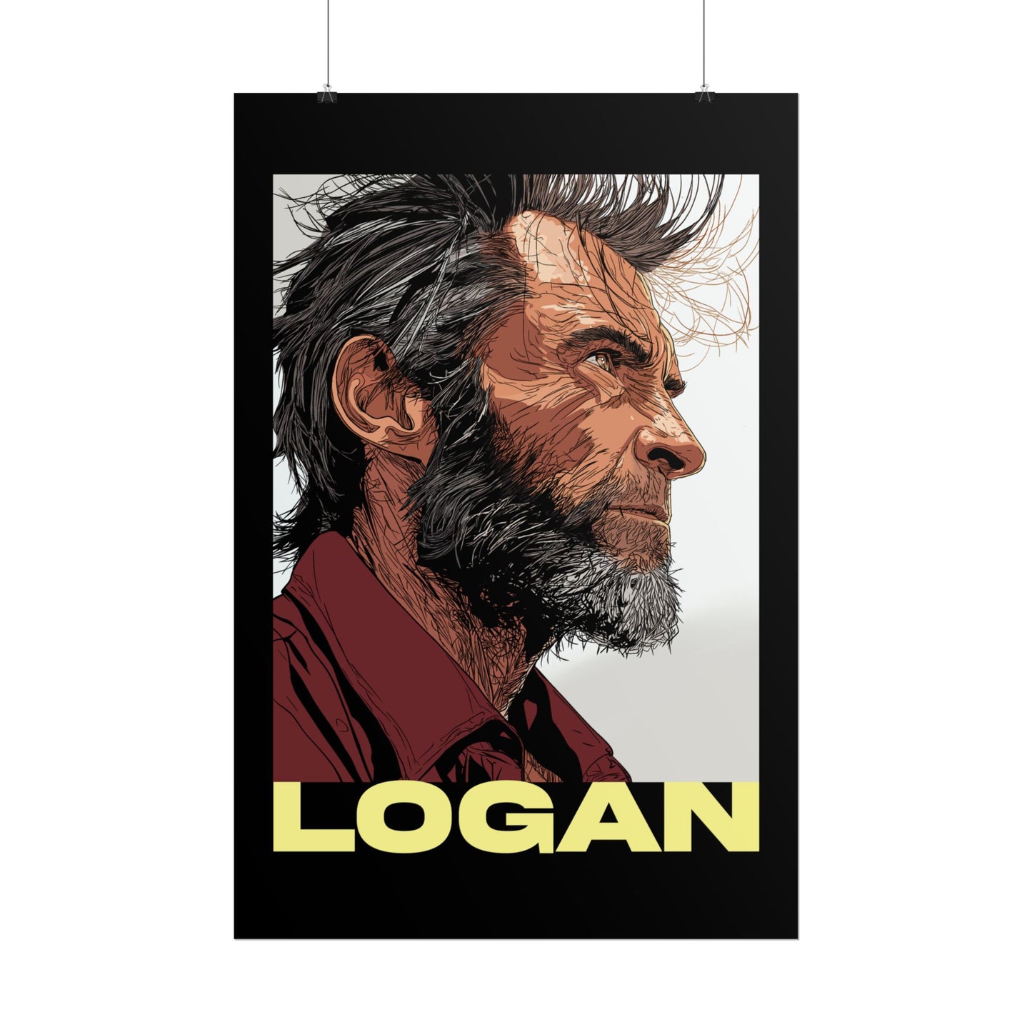 Wolverine - Logan Text Poster