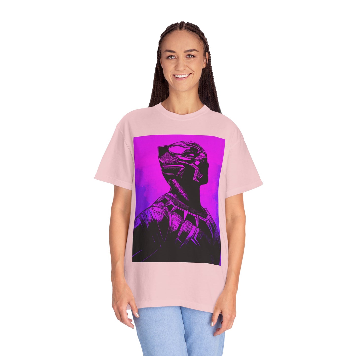 The King — Neon Purple Graphic Tee