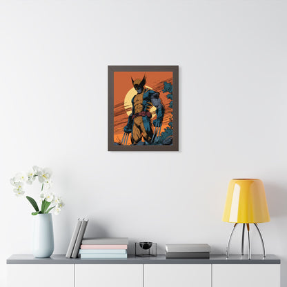 Wolverine - Dusk - Comic Art Framed Poster