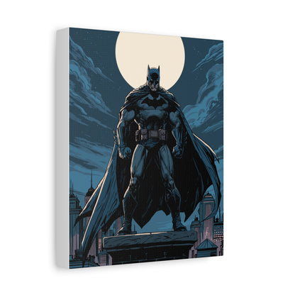 Batman Canvas Wall Art — Dark Knight Stretched Matte Canvas Print