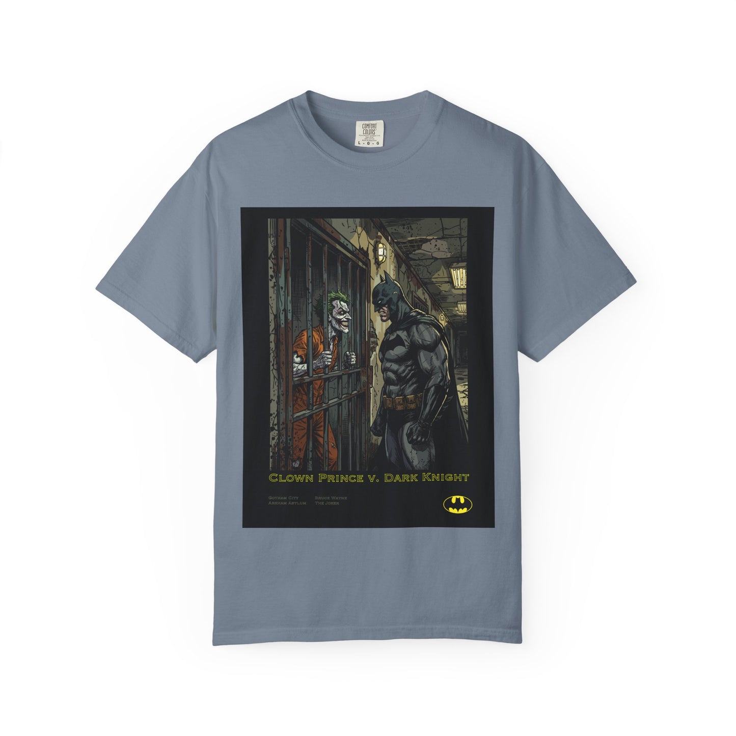 Batman vs Joker Graphic T‑Shirt — "Clown Prince V. Dark Knight" Comic Art Tee