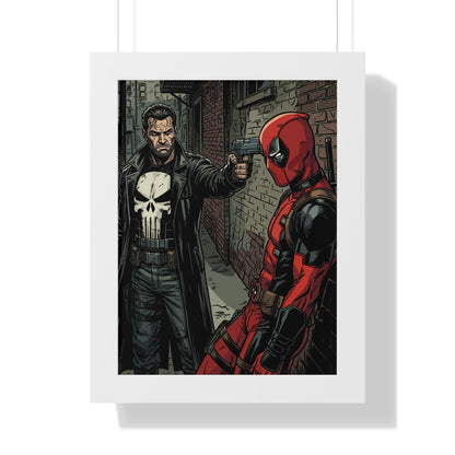 Wade vs Frank - Framed Vertical Poster