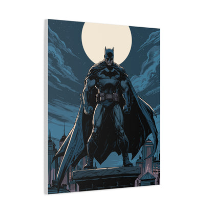Batman Canvas Wall Art — Dark Knight Stretched Matte Canvas Print