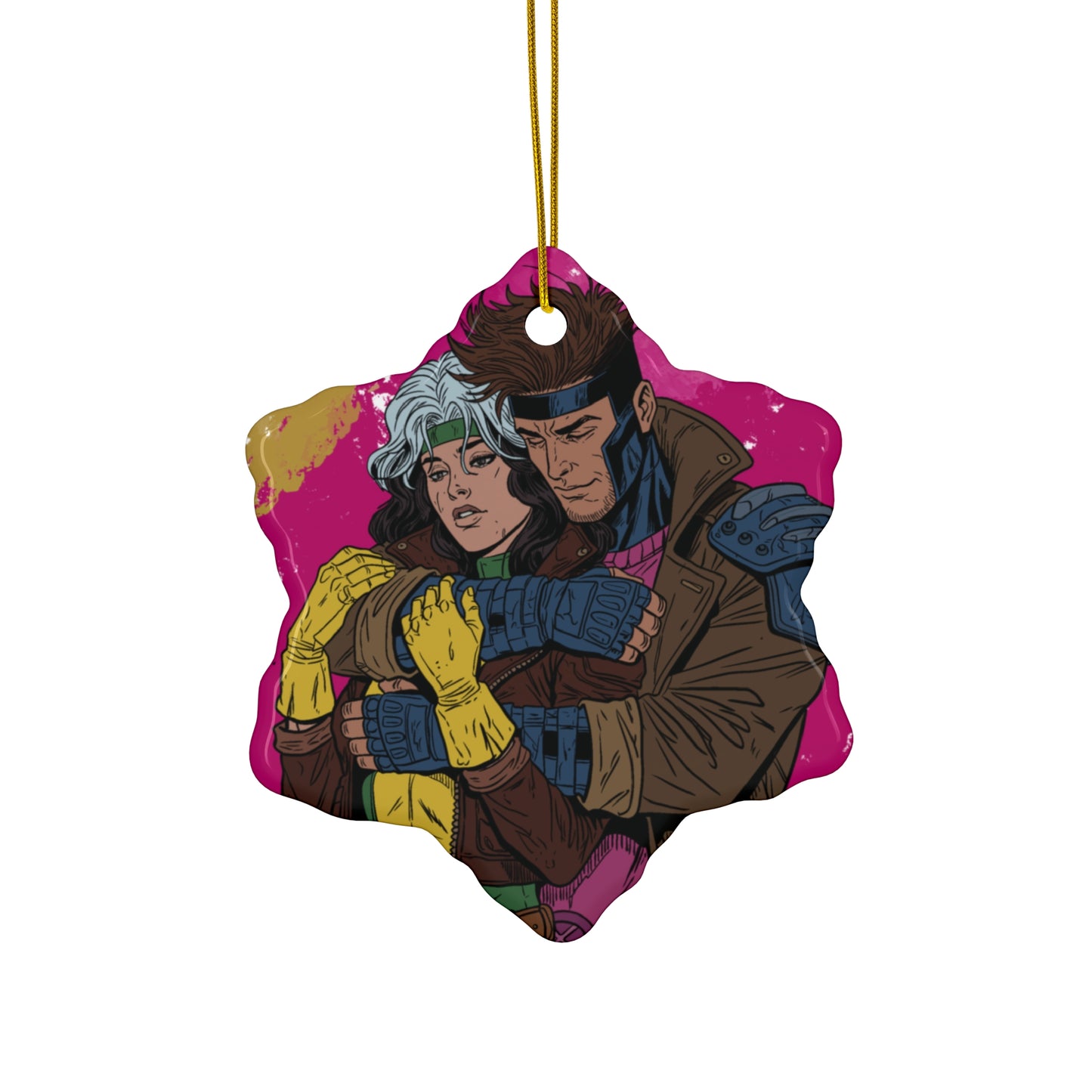 Thief & Belle #2 - Ceramic Ornament