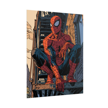 Spider-Man - Fire Escape Poster