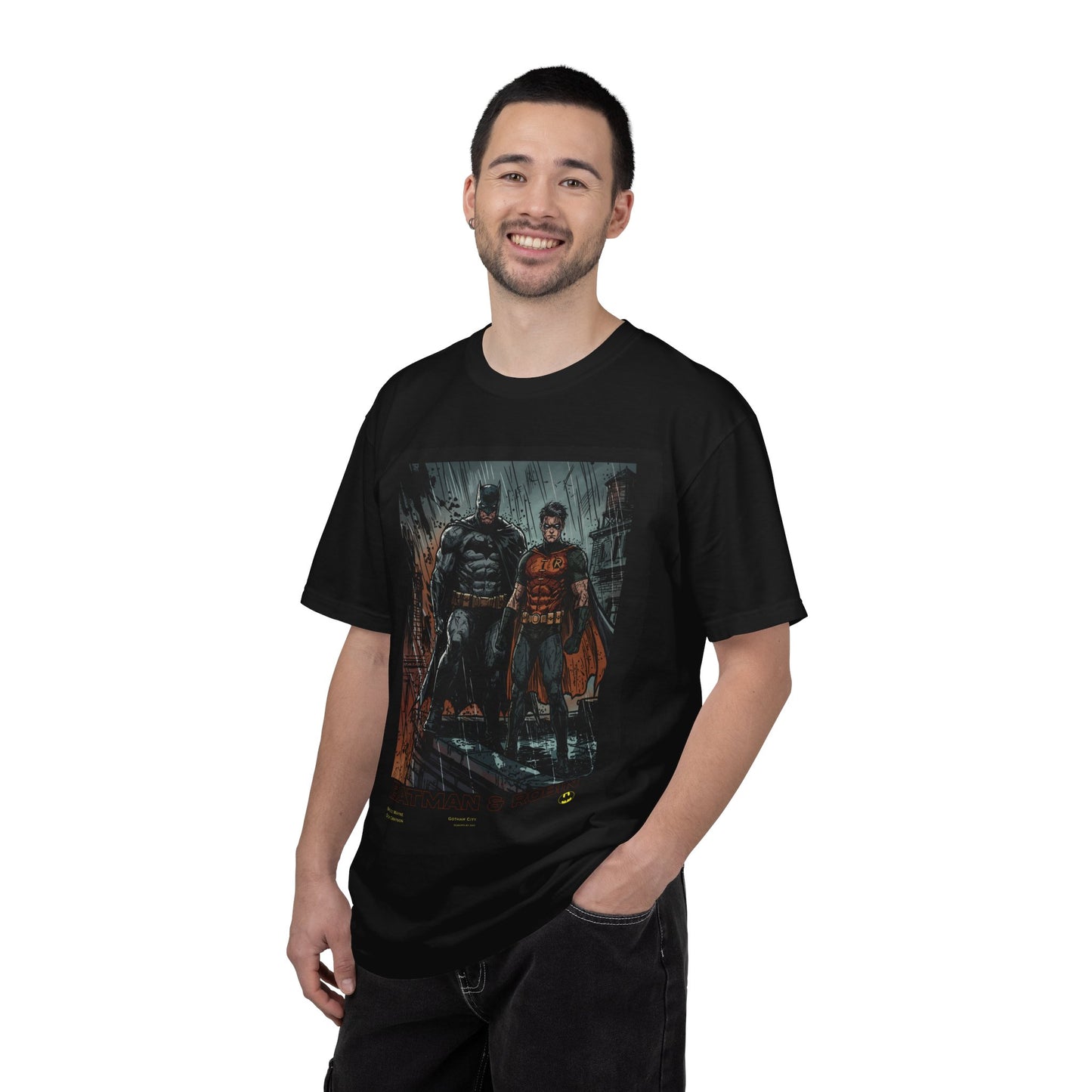 Batman & Robin Graphic T-Shirt — Dark City Comic Print