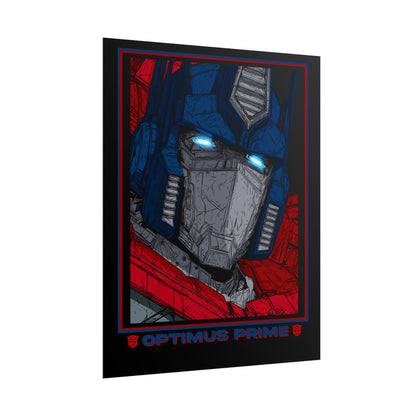 Optimus Prime Cinematic Rolled Poster