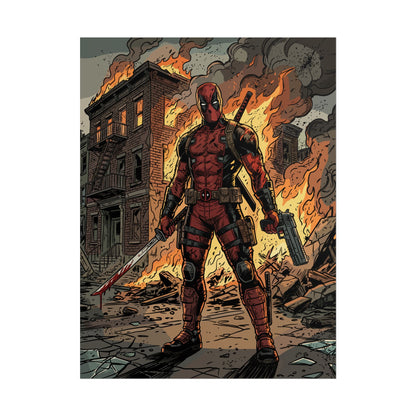 The Merc is On Fire - Poster