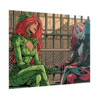 Poison Ivy & Harley Quinn - Jail Cell - Poster
