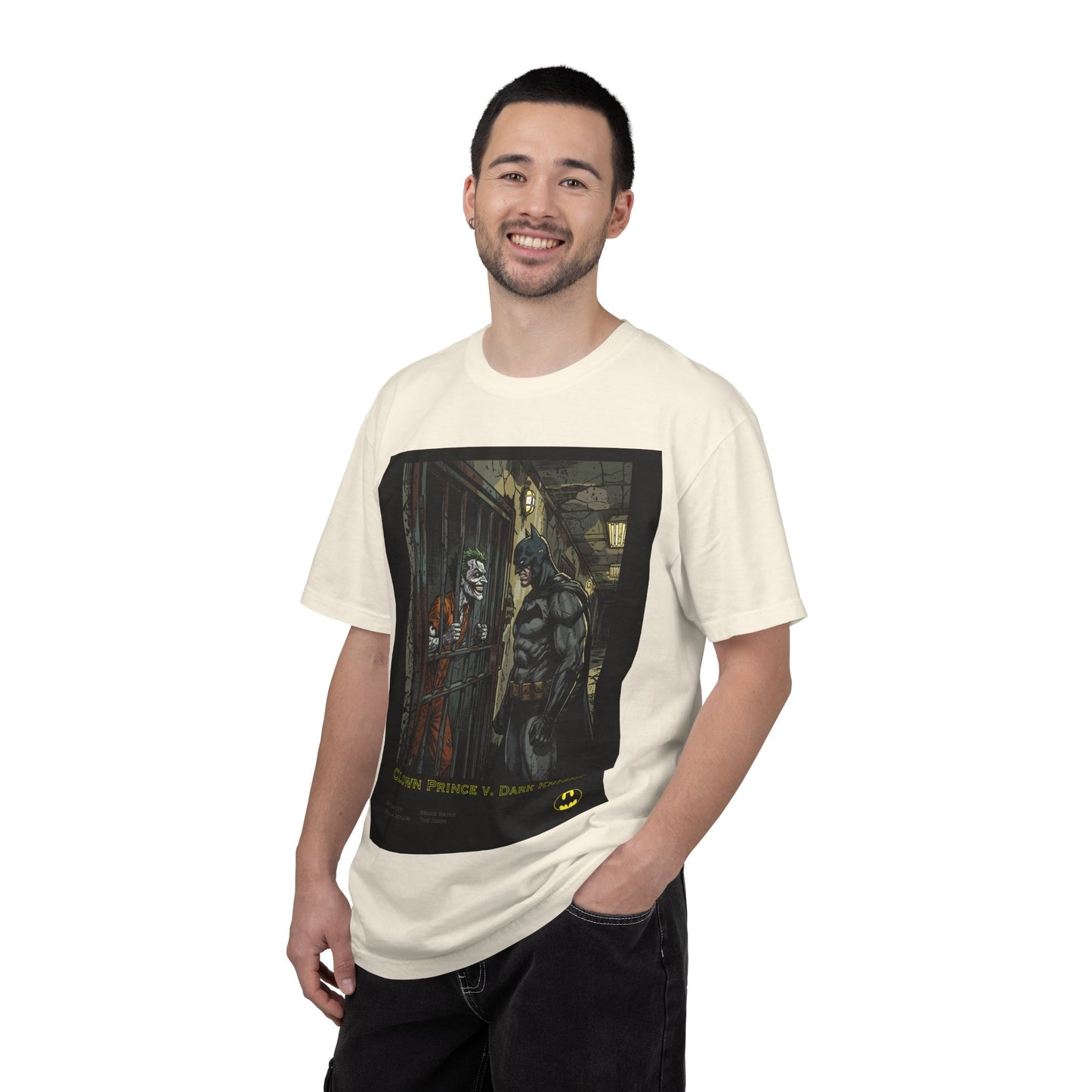 Batman vs Joker Graphic T‑Shirt — "Clown Prince V. Dark Knight" Comic Art Tee