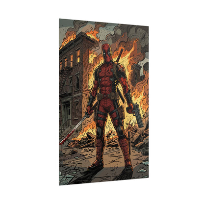 The Merc is On Fire - Poster