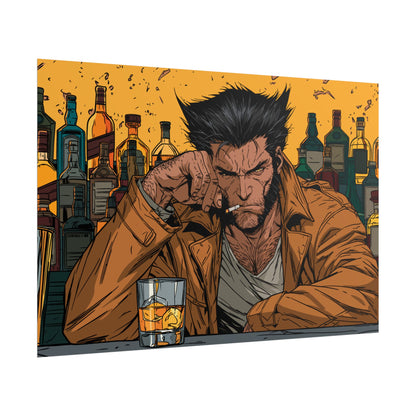 Wolverine Bar Scene Poster